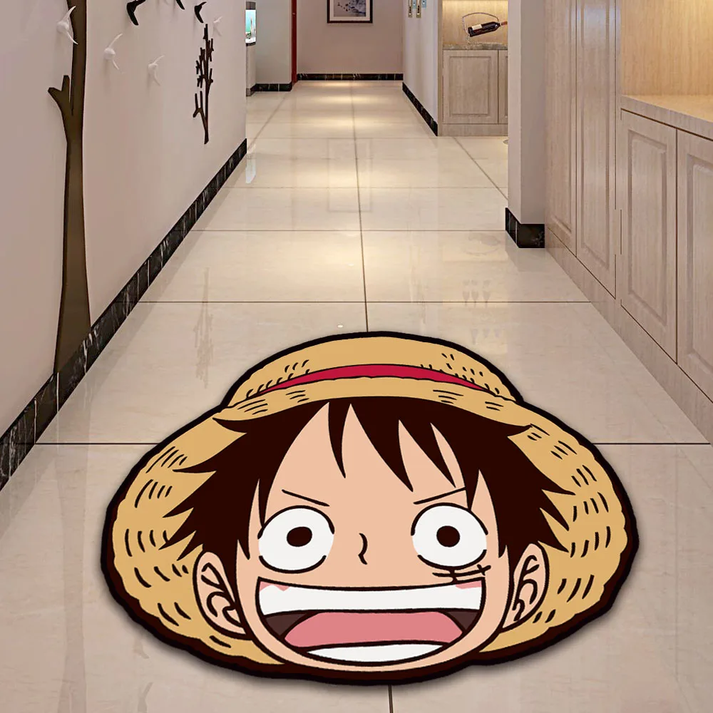 Аниме one piece Luffy Chopper напольный коврик квадратный ковер для спальни кухни гостиной нескользящий коврик
