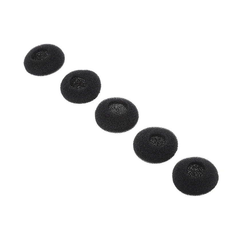Новинка 24 шт. 1 8 см мягкая черная губчатая подкладка для ушей высококачественная