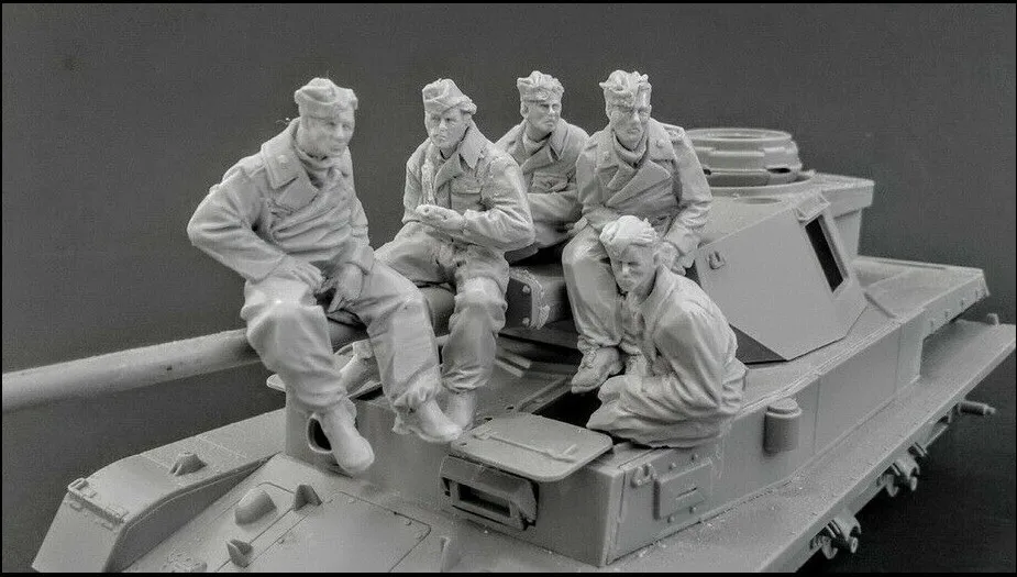 1/35 модельная фигурка из смолы комплект Unassambled Неокрашенная/988 (без бака 5