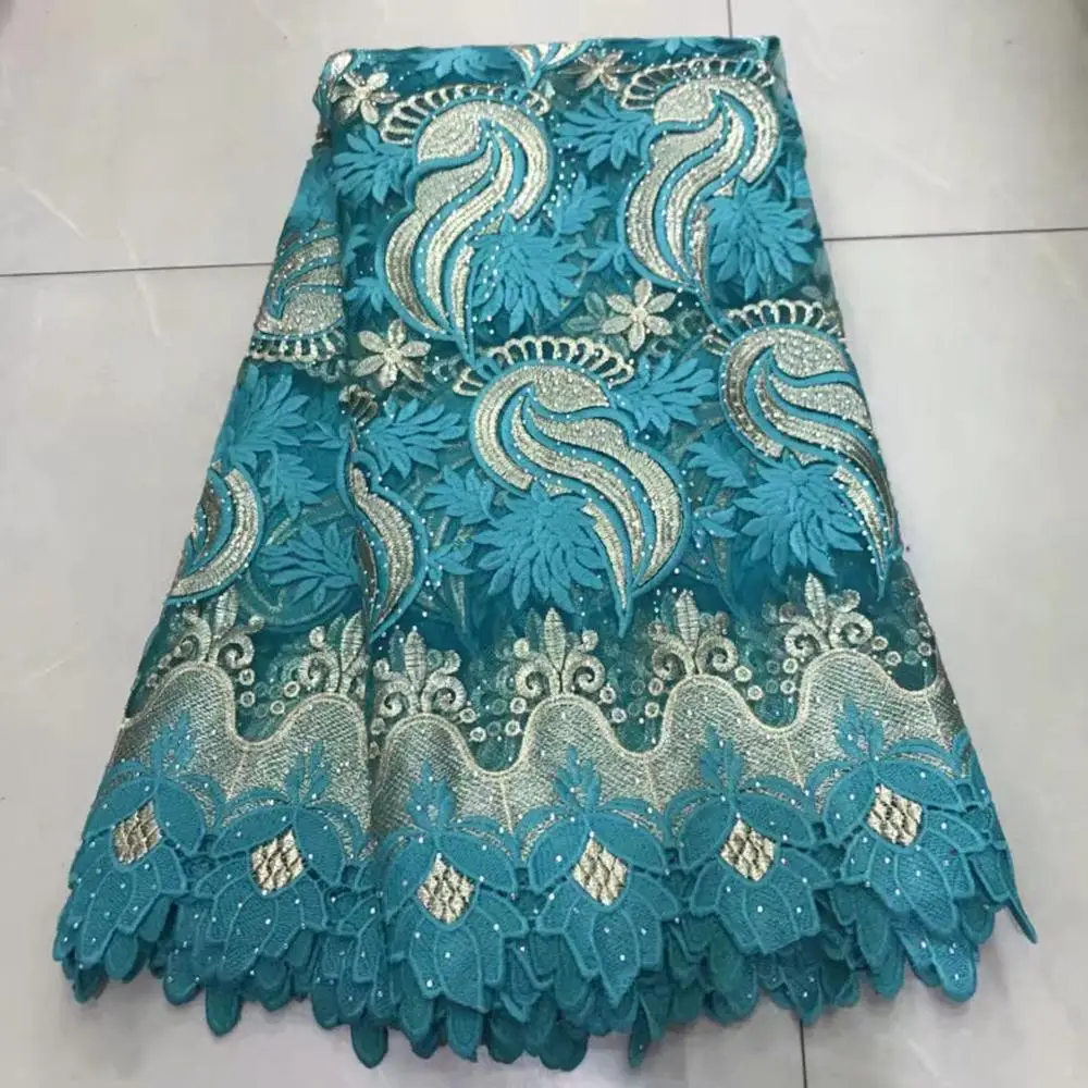 

High Quality Latest Guipure Lace Fabric New Free Shipping French Cord Lace for Wedding Party Guipure Lace Fabrics