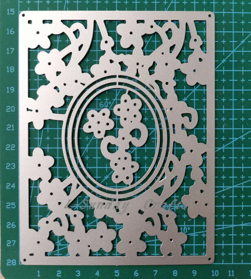 

L-Sunday Crafts Flower Frame Metal Cutting Dies Stencil Scrapbooking Embossing Album Card Making Die Cuts scrapbooking tools