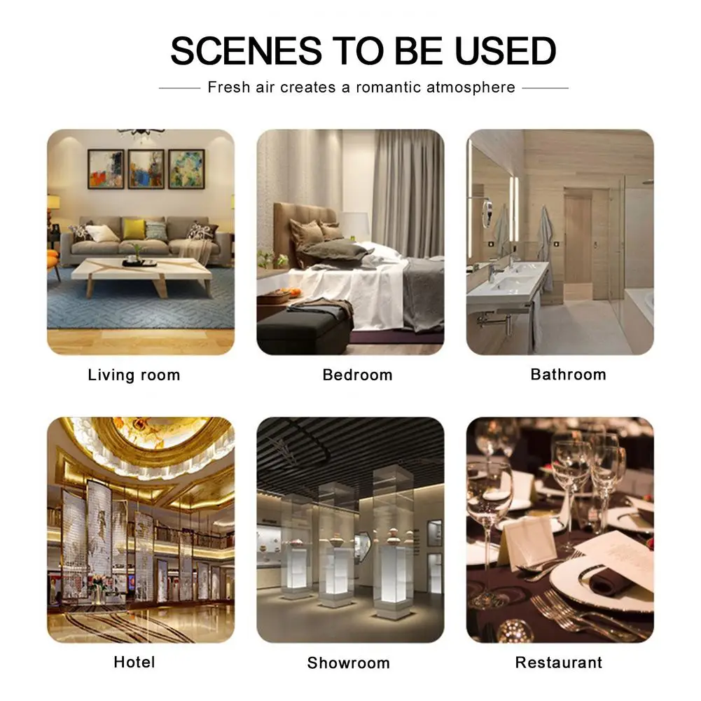 Распылитель эфирных масел 6 шт. чистые эфирные масла розовый эвкалипт жасмин