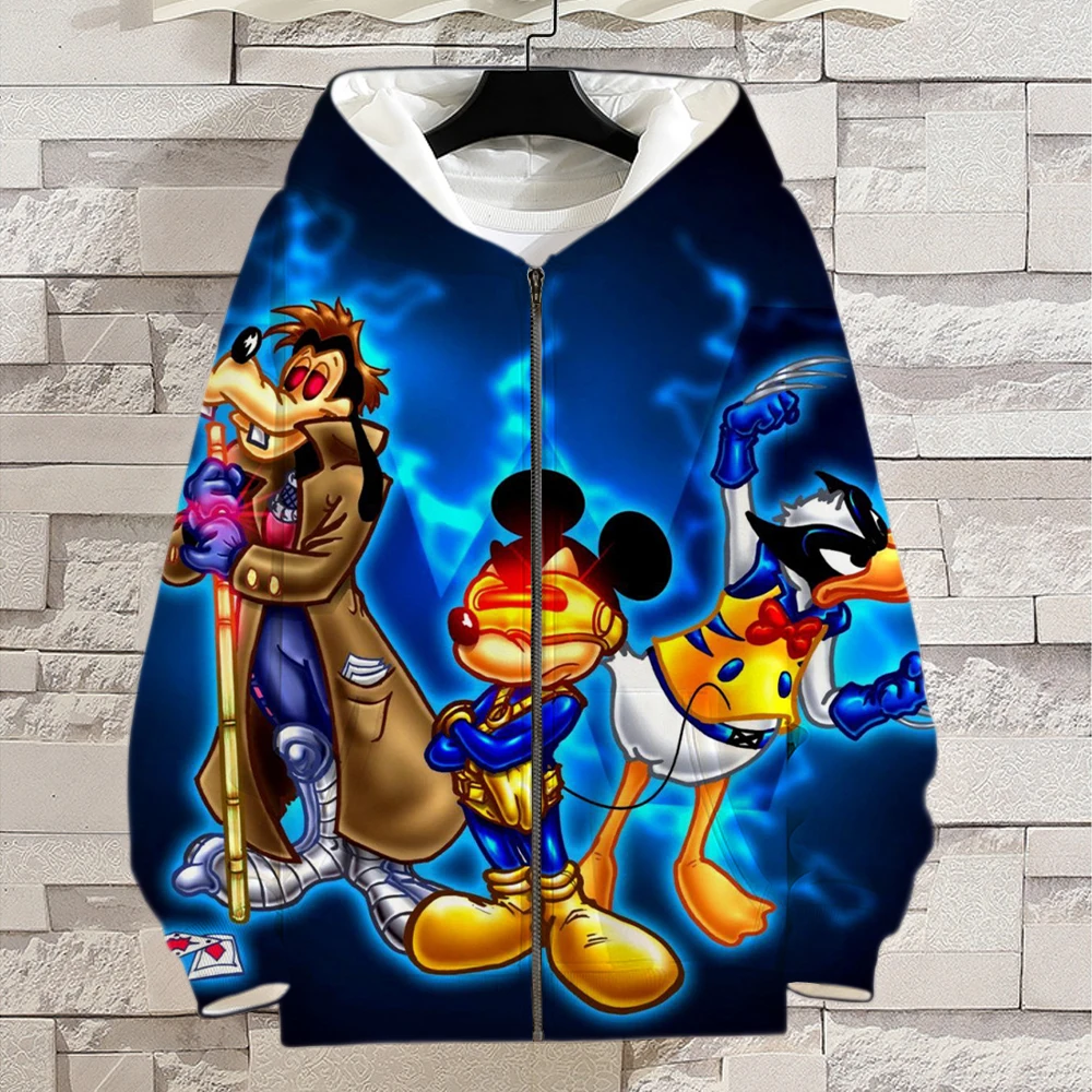 Толстовка мужская на молнии с 3D-принтом для мальчиков и девочек | Мужская одежда