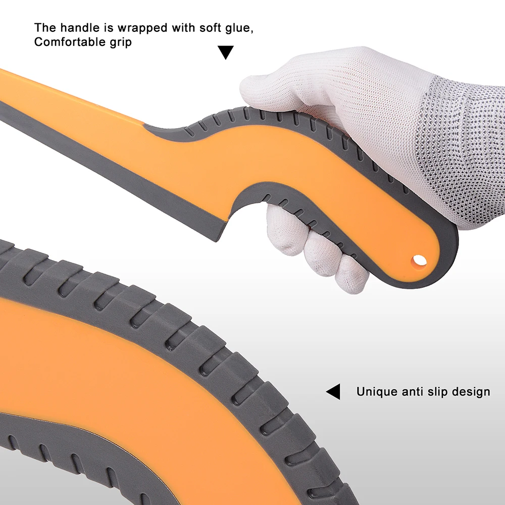 EHDIS 2pcs Vinyl Car Wrapping Snow Rubber Scraper Window Tint Film Sticker Remover Tools Windshield Washing Water Wipe Squeegee |