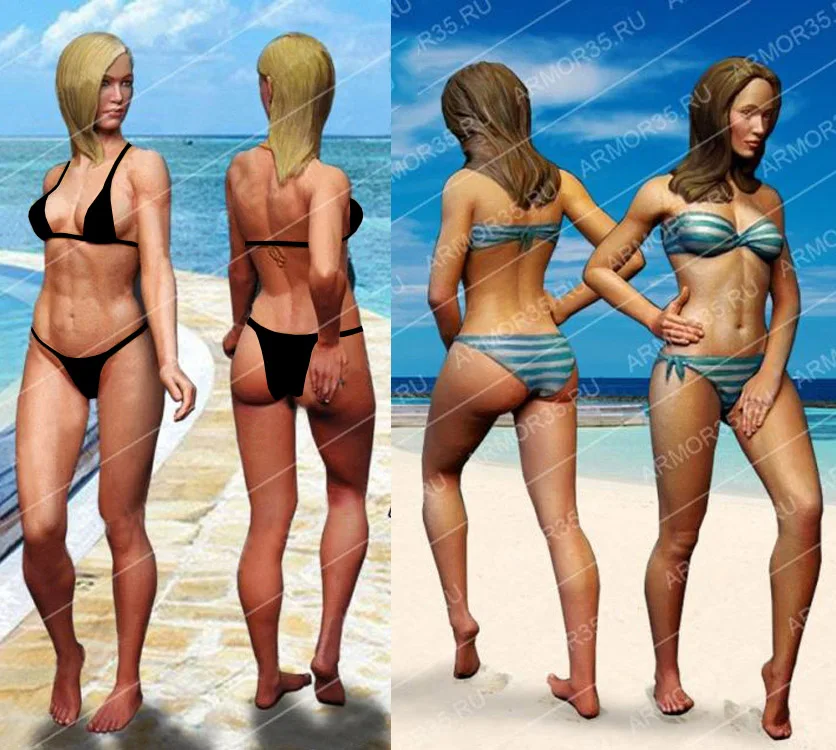 1/35 набор для сборки фигурок девушек из смолы|Наборы моделей| |