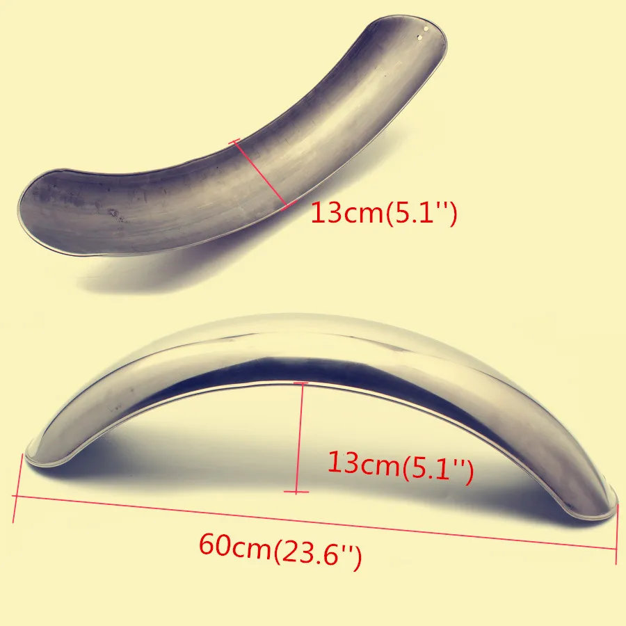 Мотоциклетный Ретро задний мотоциклетный хромированный чехол для защиты от