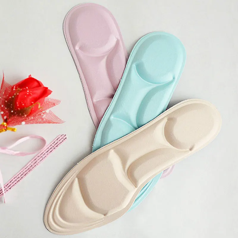 3D Мягкие женские стельки из пены с эффектом памяти на высоком каблуке Массажная