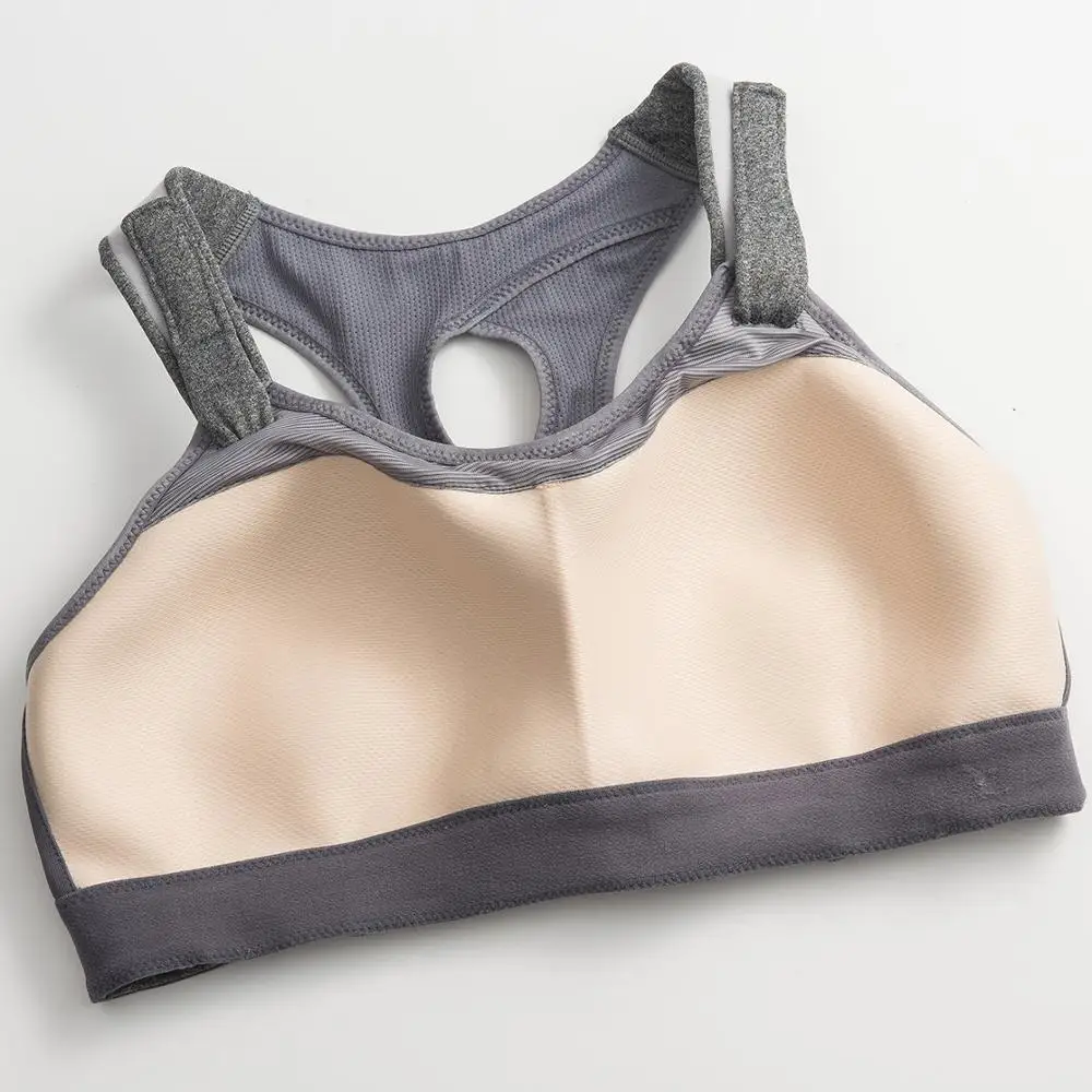 Женский ударопрочный спортивный бюстгальтер без косточек размеры 34 36 38 40 42 44 B C D E