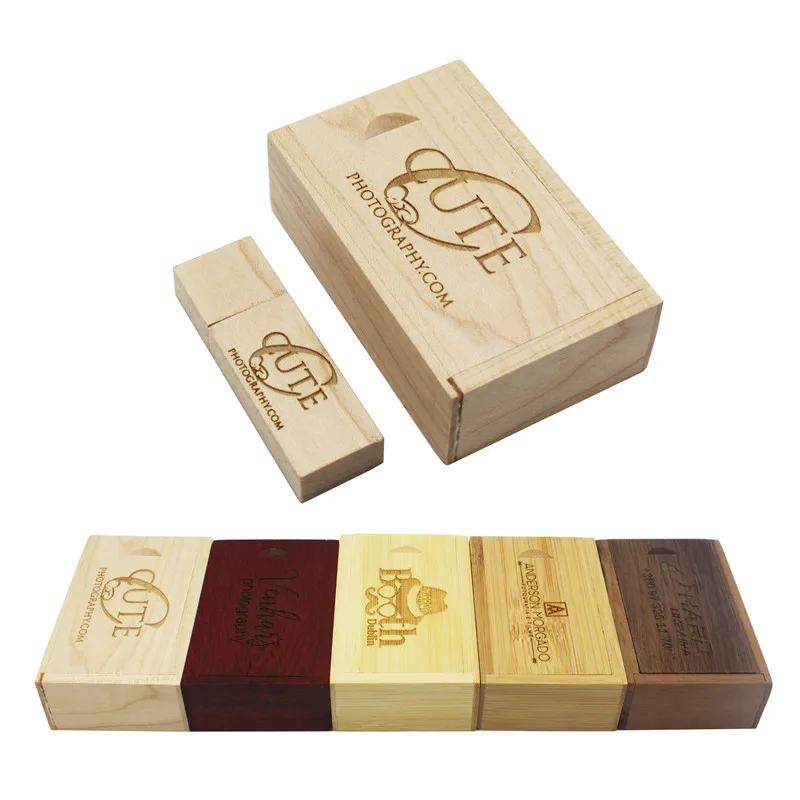 Usb флеш накопитель TEXT ME Custom LOGO из дерева 5 стилей 4 ГБ 8 16 32 64 ГБ|usb flash drive 4gb|flash driveusb |
