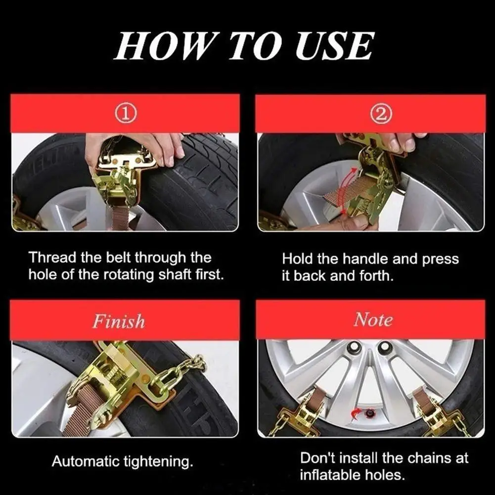 Колеса шины Снег противоскользящие цепи для автомобиля грузовик внедорожник