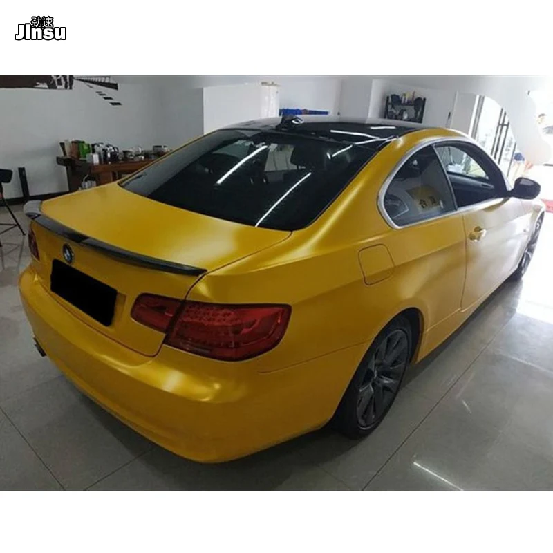 Для bmw 3 series coupe 320i 330i 335i 2006 2013 M4 style спойлер заднего багажника из углеродного