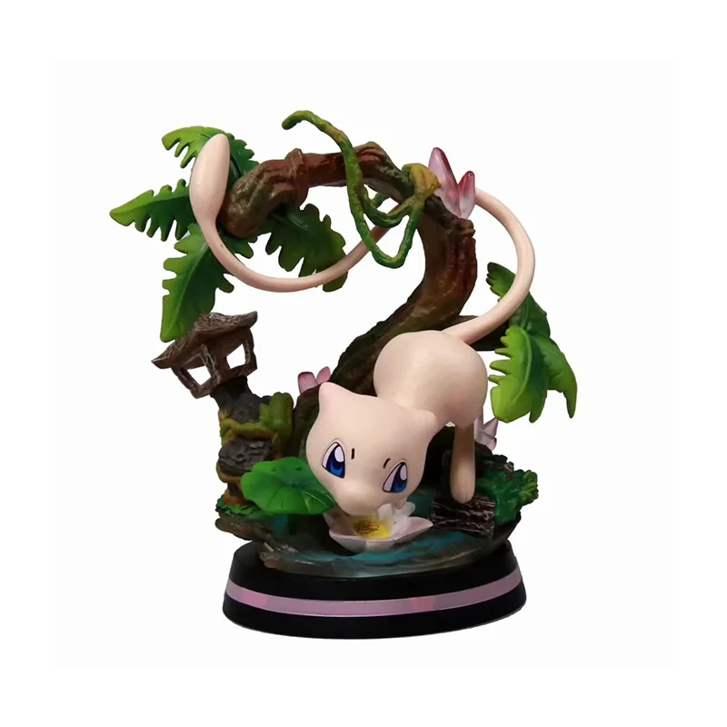 

Anime Figure Model Pokemon Little Fire Dragon Mew-Two Jenny Turtle Scene Figure Toys Ornaments Children's Gifts Exquisite Boxed