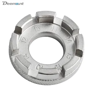 Deemount велосипедный спицевой гаечный ключ 8 Way Groove велосипедный колесный обод регулирующий гаечный ключ оцинкованный инструмент для ремонта