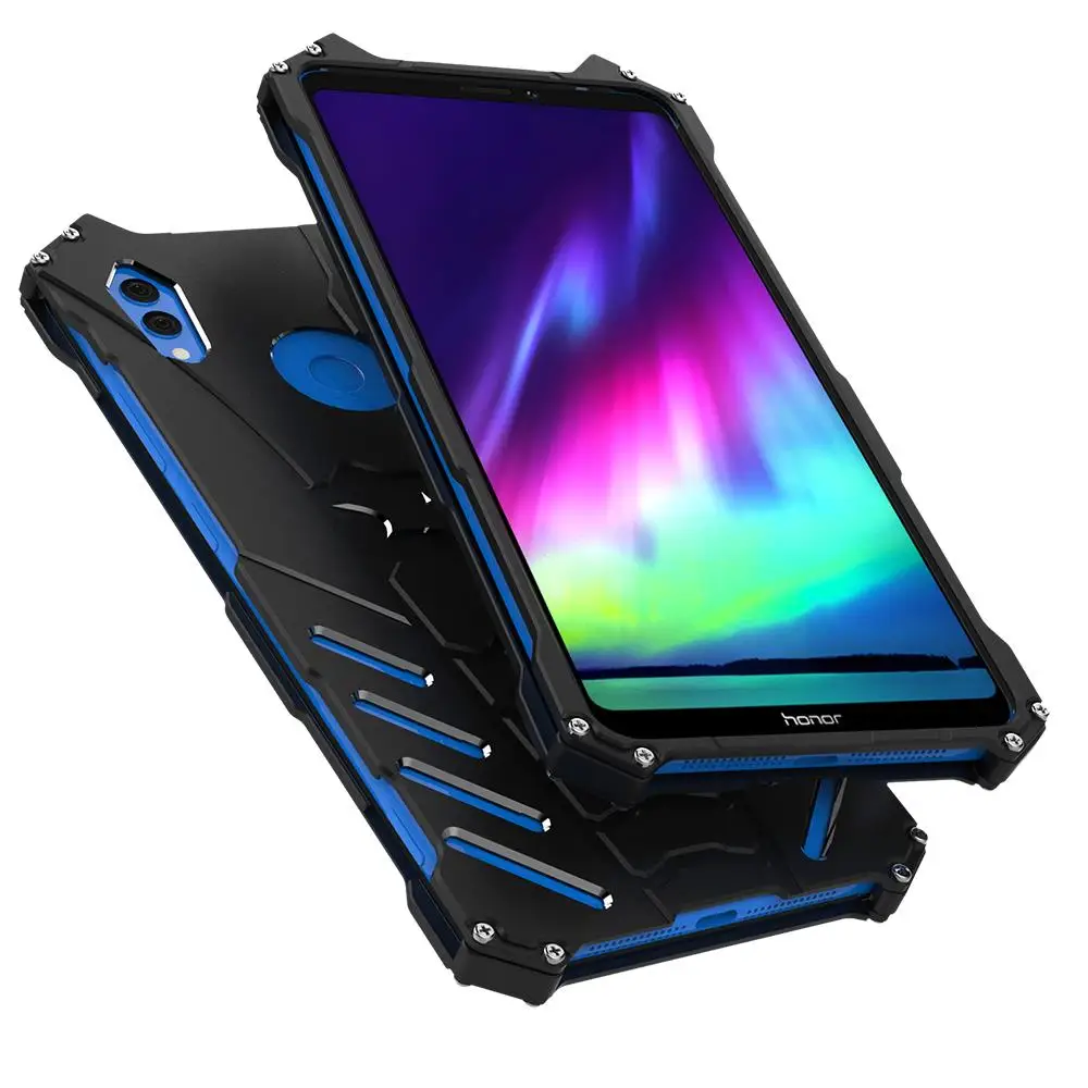 Бэтмен Летучая мышь алюминиевый бампер Броня чехол для телефона huawei Honor Note 10 20 Pro 9