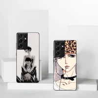 anime nana phone case for samsung a51 a32 a52 a71 a50 a12 a21s s10 s20 s21 plus fe ultra