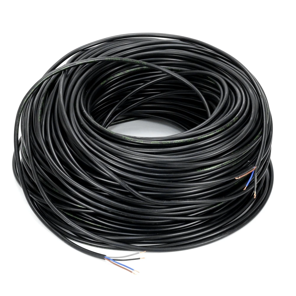 

Четырехъядерные удлиненные кабели RVV, медные провода, 30 м/50 м/100 м, 4C Удлинительный шнур с мягкой оболочкой для передачи сигнала, проводной те...