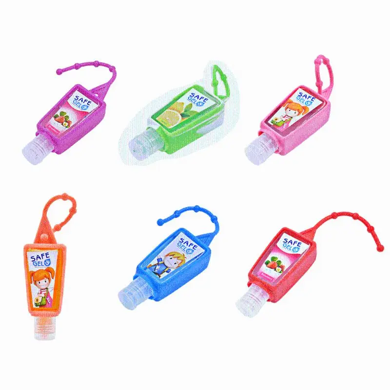 

30ML Random Color Reusable Mini Hand Sanitizer Disposable No Clean Travel Portable Clean Moisturizing Safe Gel With Hanging Rope