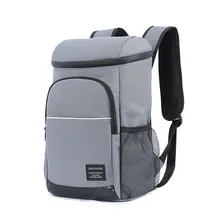 Newest Design Cooler Backpack Soft Large Food Thermal Bag Leakproof Insulated Camping Isothermal Refrigerator Bag