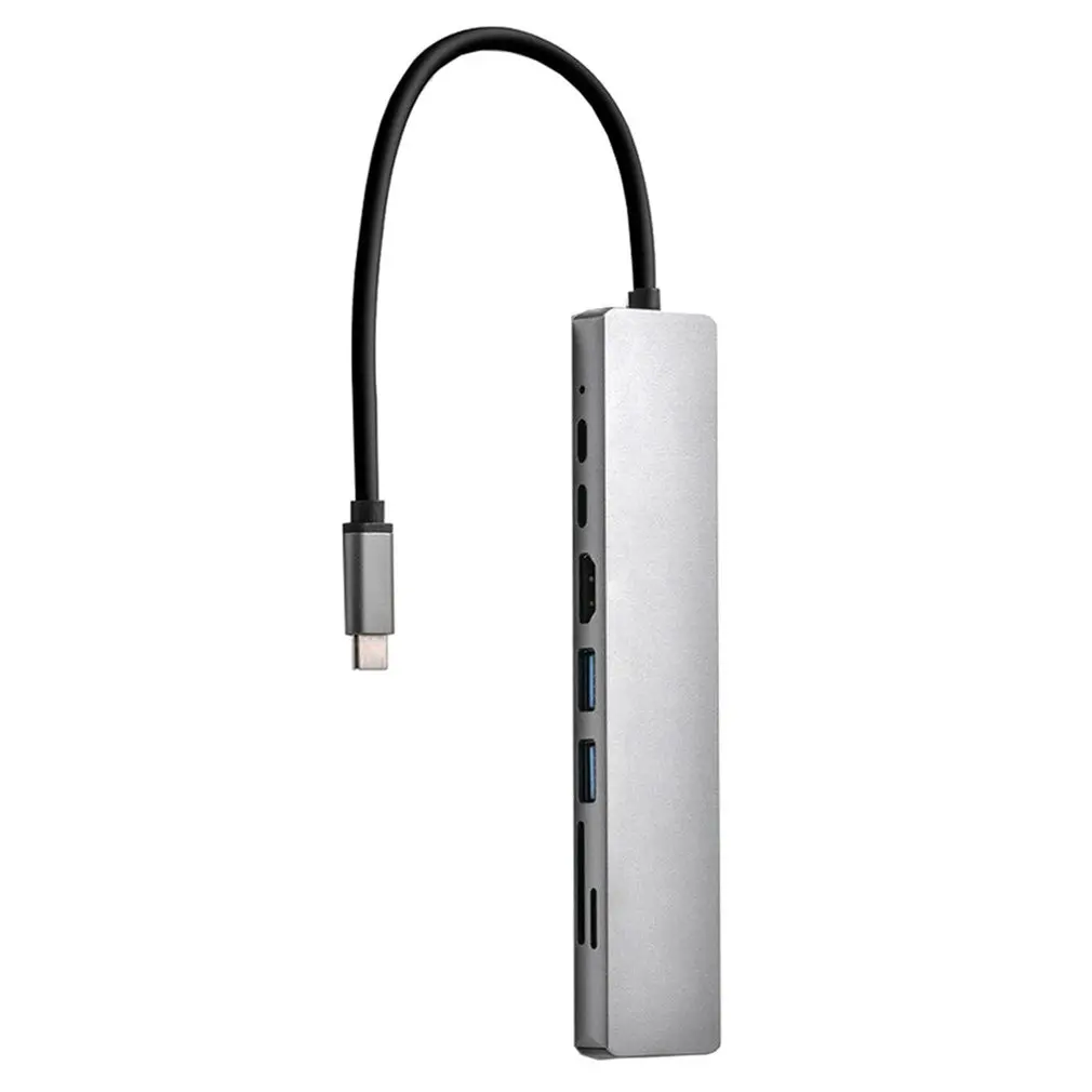 Новинка 8 в 1 Usb-C 3 на Usb 0 Тип C HDMI-совместимый Rj45 Ethernet микро безопасность цифровая