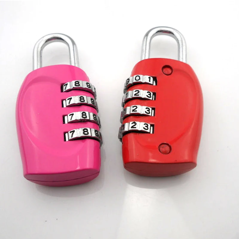Замок с 4 цифрами замок паролем из цинкового сплава чемодан кодовым замком для