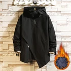 Мужская зимняя куртка с капюшоном, в стиле хип-хоп