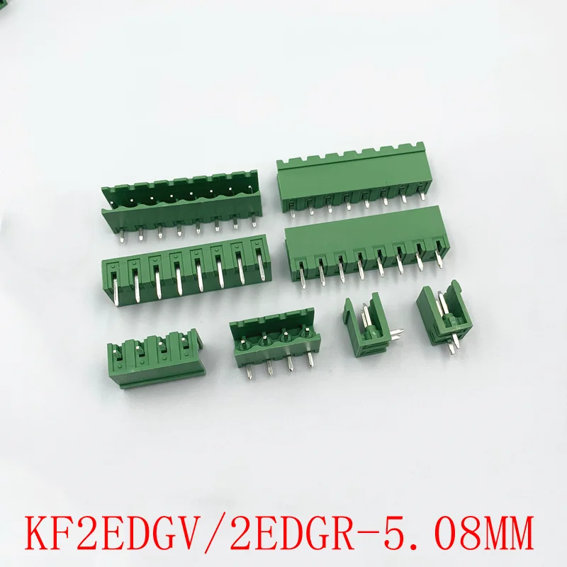

Plug-in Terminals/KF2EDGV/ 2EDGR-5.08mm Straight/Elbow Needle Base 2P 3P 4P 5P 6P-18Pin Connectors