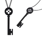 Ожерелье Хэллоуин с подвеской коралин и секретная дверь, подвески для косплея, царство, сердца, черный ключ, подвеска, ювелирные изделия, аксессуары, подарки