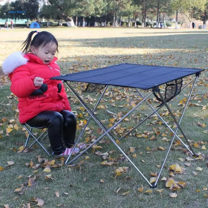 

Outdoor Folding Ultra-light Aluminum Alloy Portable Camping Picnic Table