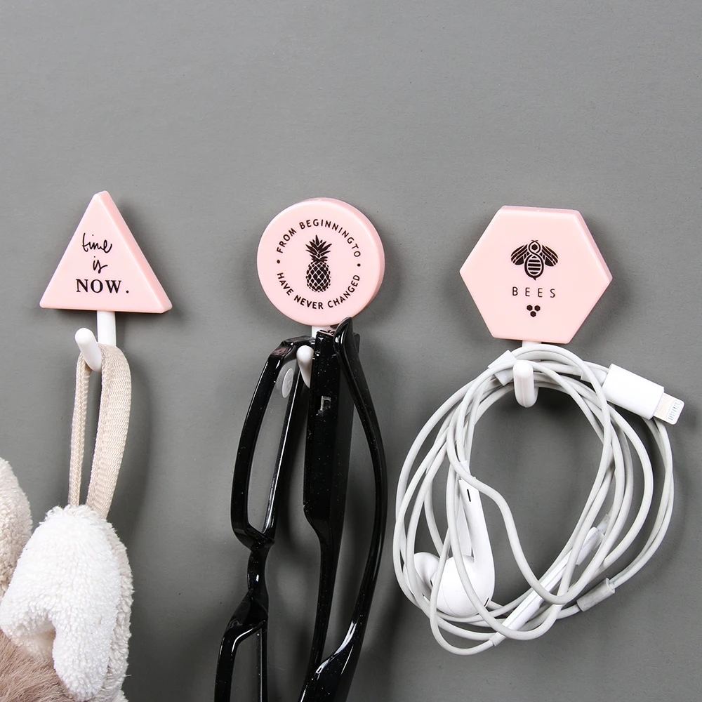 Настенные Стикеры для кухни ванной комнаты 3 шт./компл. дверной крючок без следов