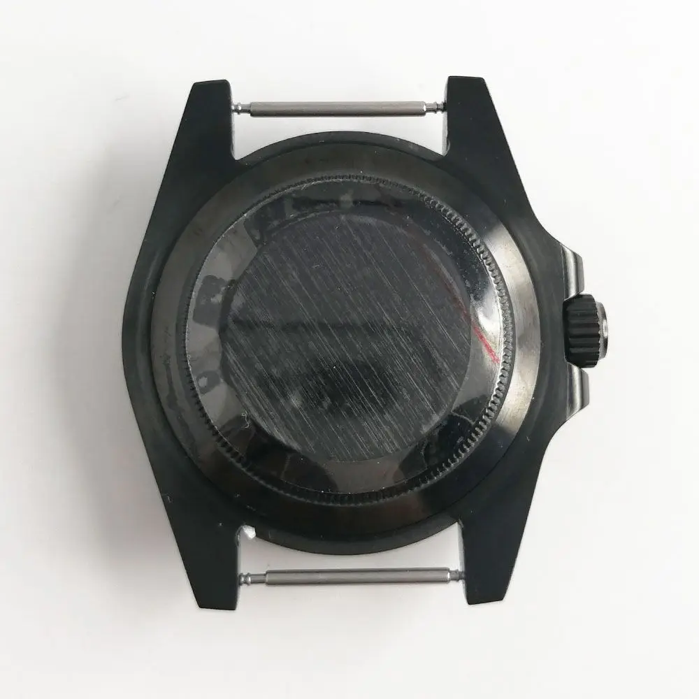 Новинка Лидер продаж 40 мм parnis нержавеющая черная PVD чехол с закаленным