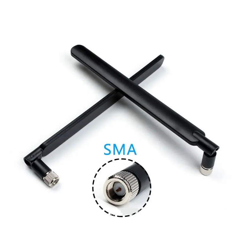 2 шт. 5dBi WiFi антенна SMA Male 4G LTE роутер для B315 B310 B593 B525|Антенны связи| |