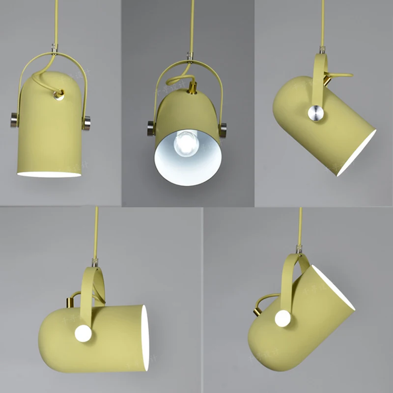 Простые промышленные одиночные фары скандинавские современные светодиодные E27