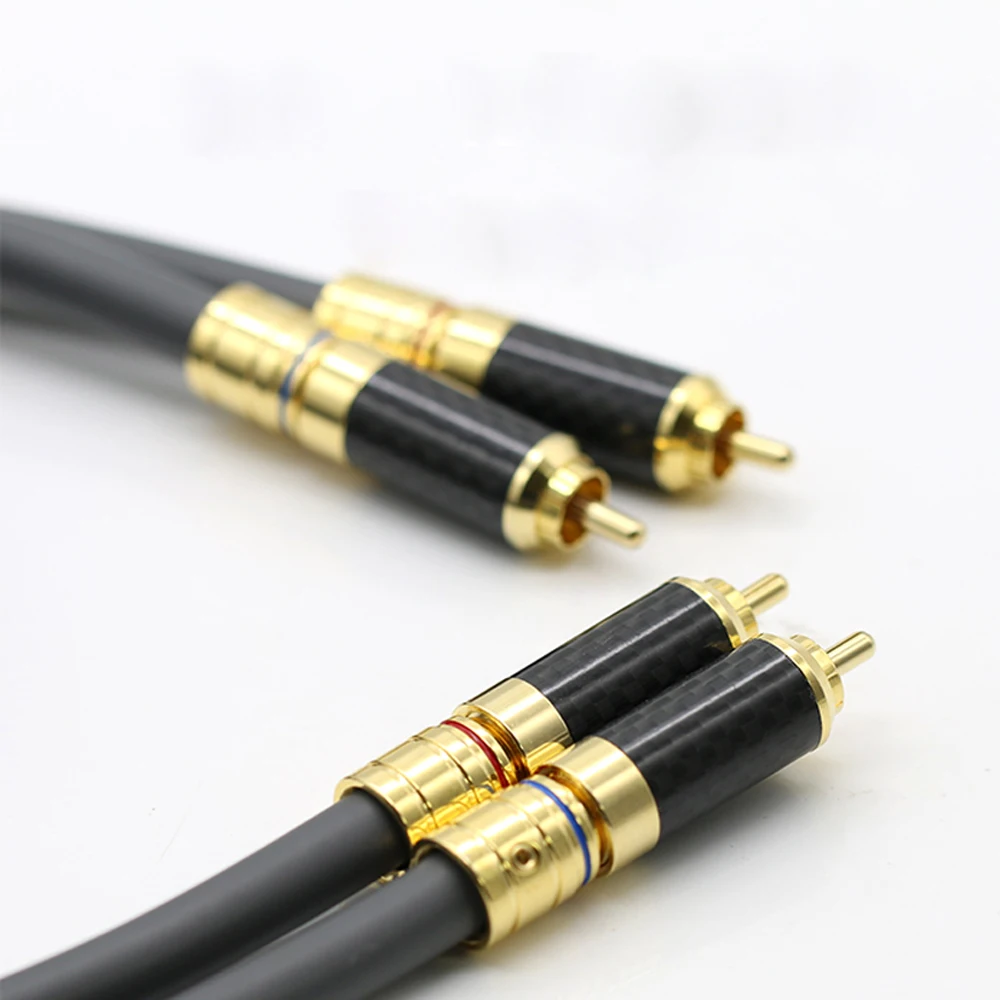 

High quality OFC RCA cable ,sliver or gold plated rca cable,M850 series cable with optional plug