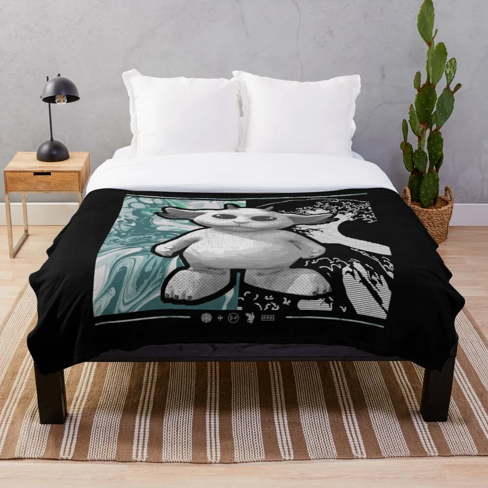 

Ned Vaporwave Throw Blanket Quilt Bedding for Girls Children Adult Gift Bedroom Decor Size Variety for Styles.