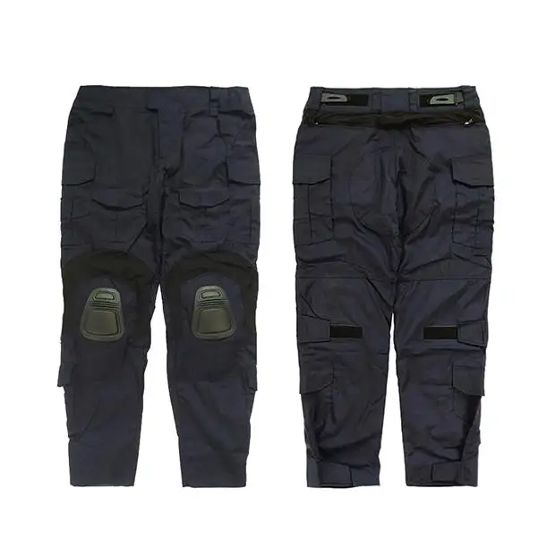 Man youth loose straight tube outdoor Trousers French secret service GIGN Special forces overalls G3 Police Pants multi Pockets