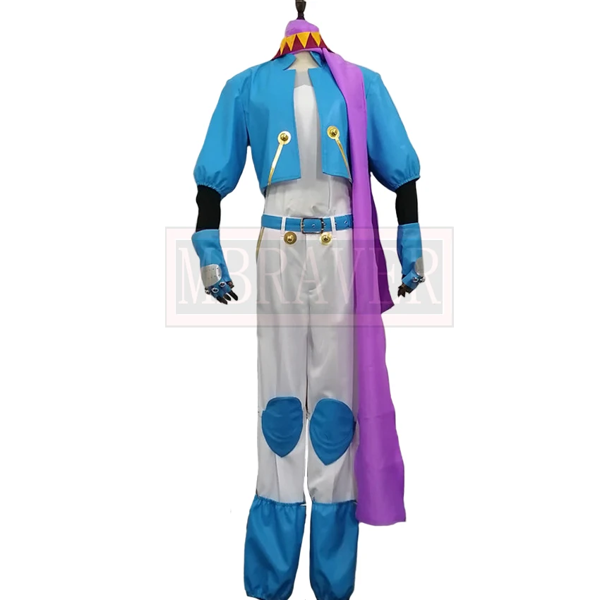 Приключения Джоджо Цезарь Anthonio Zeppeli Хэллоуин Cos Новогодний костюм Косплэй