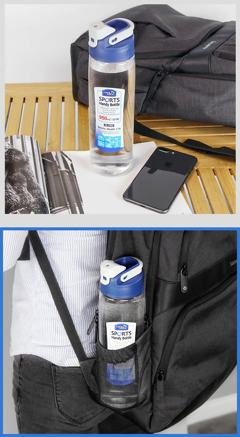 Бутылка для воды портативные пластиковые контейнеры спортзала уличные