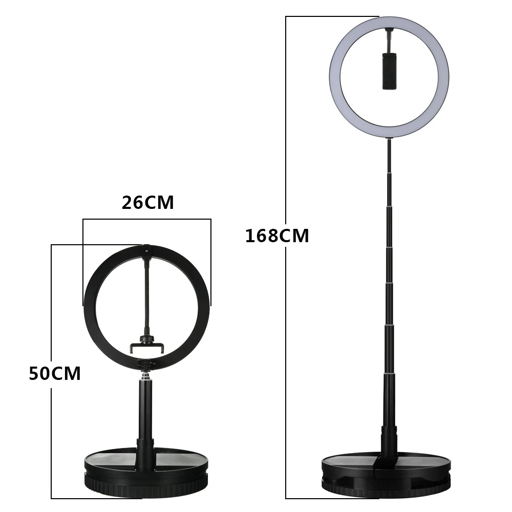 Светодиодный кольцевой светильник для студийной фотосъемки 10 2 дюйма с