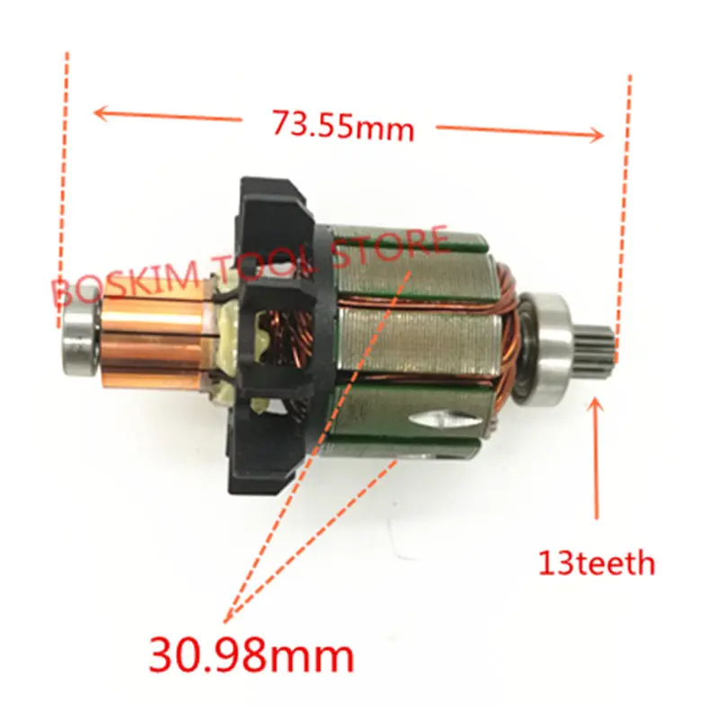 Якорь 18V мотор для MAKITA 619263 3 619287 9 DDF456Z DF456D DDF456RFE3 ротор BDF456RFE DDF456 BHP456 BDF456