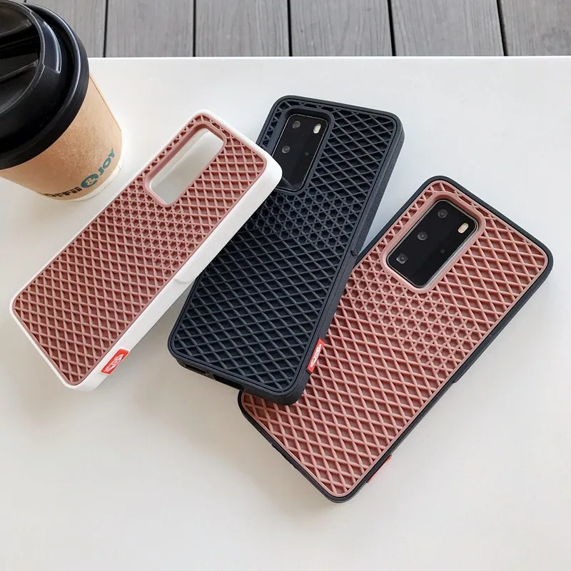 Вафельный чехол для Samsung A51 A71 мягкий резиновый силиконовый бампер с вафельница