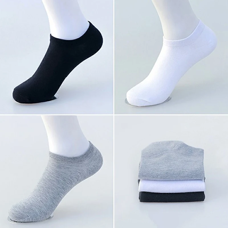 

Пара мужские и женские носки воздухопроницаемые спортивные носки, однотонные Цвет лодка удобные носки из хлопка носки до лодыжки; Цвет белы...