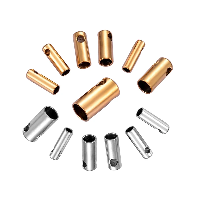 

Застежки-Концевики из нержавеющей стали для ювелирных изделий, 10 шт./лот, 1-4 мм