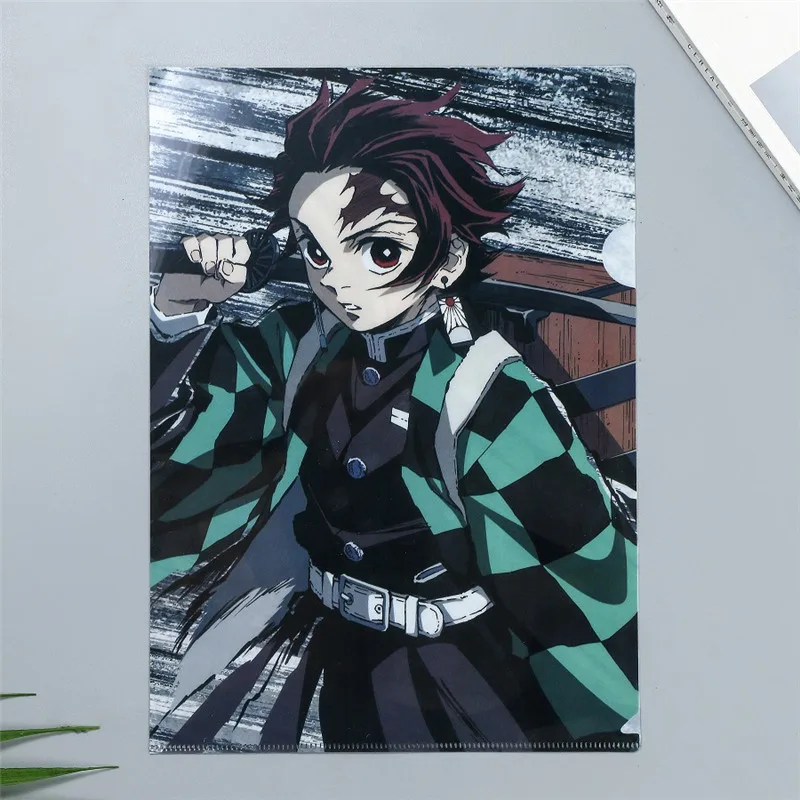 Аниме Демон Истребительница Kimetsu NoYaiba папка для документов камадо Tanjirou Nezuko