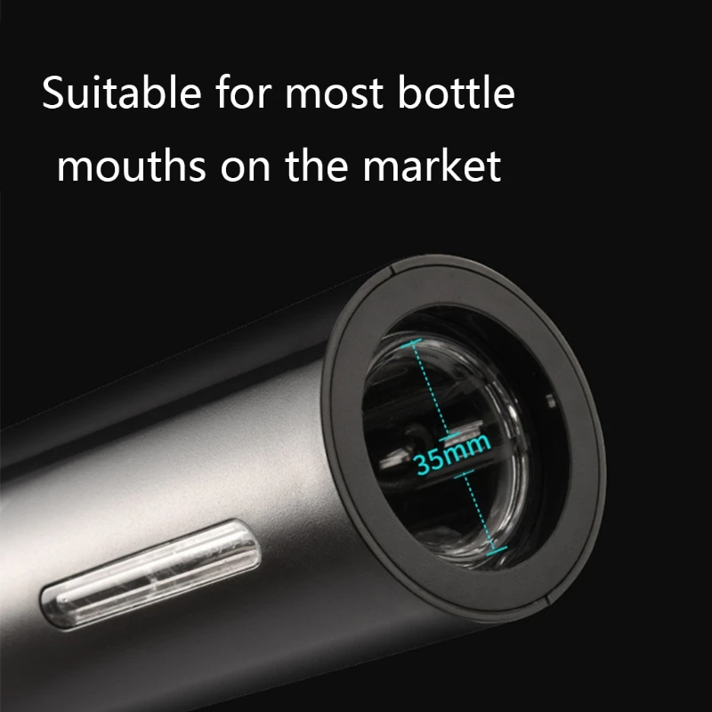 

4 in 1 Electric Red Wine Opener Rechargeable Automatic Vacuum Stopper Aerator USB Charging Cable Set