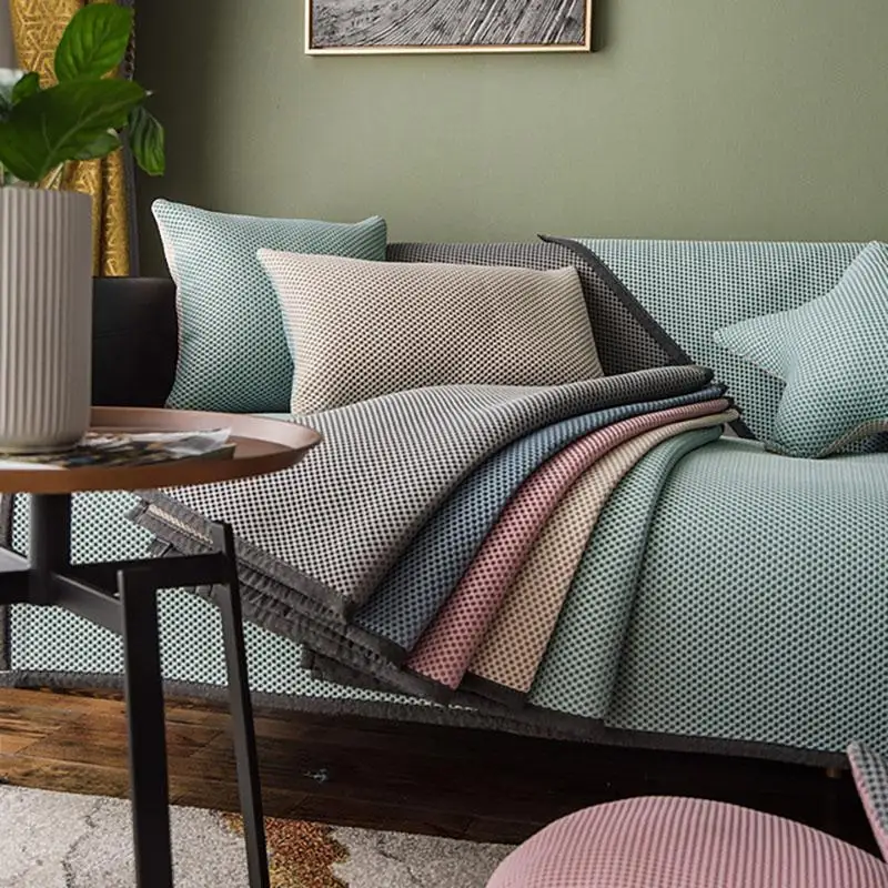 45 чехол для дивана гостиной серый цвет наволочка современный угловой диван