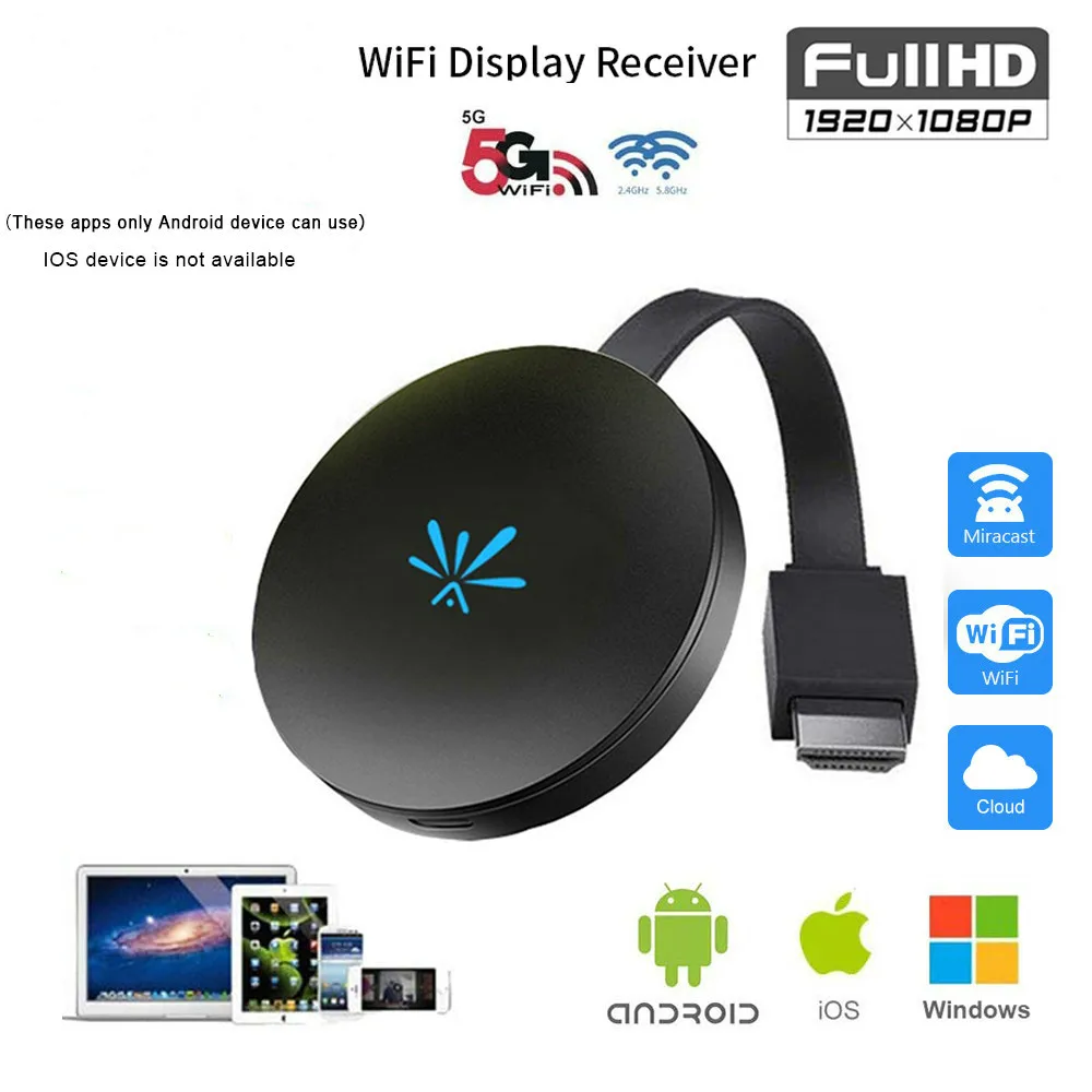1080P G6 ТВ палка 2 4G/5G видео WiFi Дисплей ключа HD цифровой совместимому с HDMI медиа