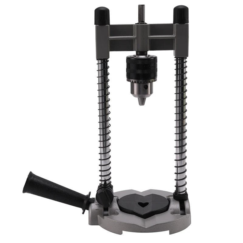 1 Pcs Multifunctional Drill Stand Adjustable 45-90° Angle Guide Attachment with Chuck Holder for Electric Dr | Инструменты