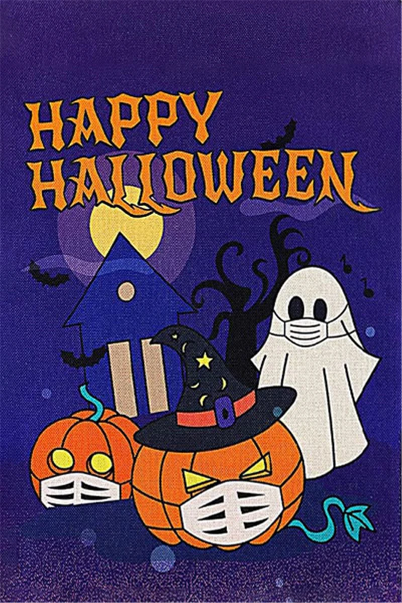 

Happy Halloween Festival Pumpkin Ghost Painting Room Home Deocrtion Vintage Metal Tin Signs Pin Up Wall Poster Bar Garage Decor