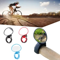 1PC Round Bicycle Rearview Handlebar Mirrors Mountain Bike Cycling Rear View Mirror Wide Angle Convex Mirror Bicycle Accessories