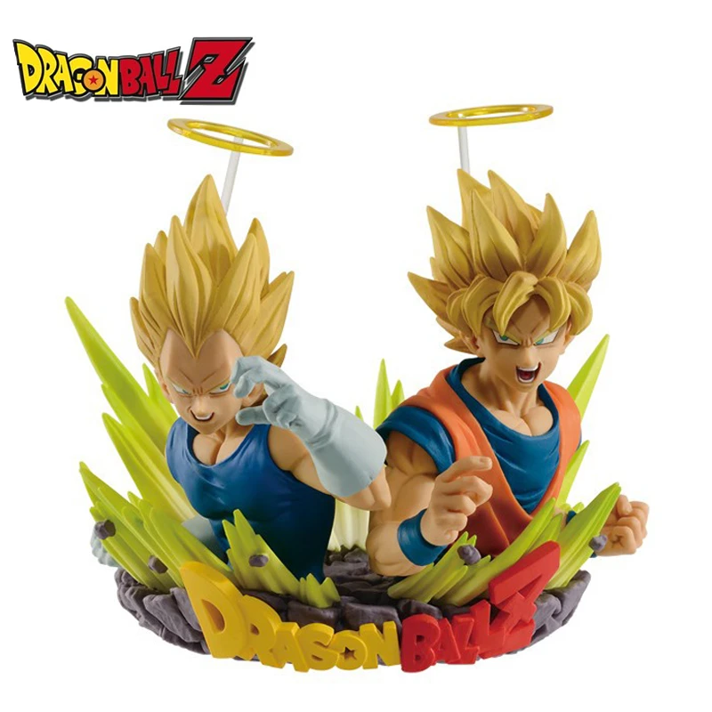 

Фигурка из аниме «Драконий жемчуг З», Оригинальная фигурка Bandai Super Saiyan Son Goku Vegeta IV, ПВХ Модель аниме, игрушки для детей